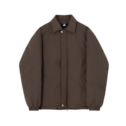 Chaqueta Acolchada de Algodón con Cuello Solapa y Cordones Ajustables - Image 12