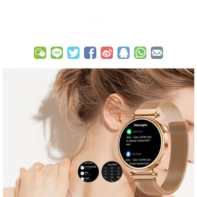 Reloj Inteligente para Mujer con Monitoreo de Frecuencia Cardíaca y Presión Arterial - Image 11