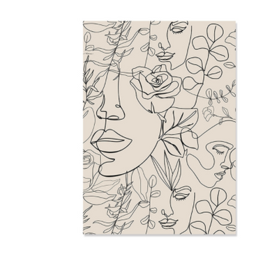Cuadro Decorativo Boho con Líneas Abstractas - Image 9