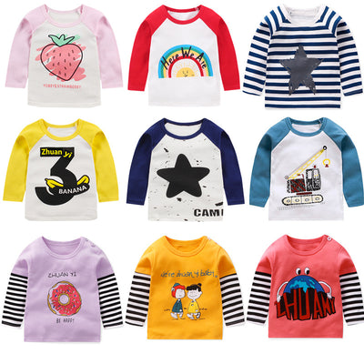 Remera Infantil de Algodón Cuello Redondo con Mangas Raglan - Image 13