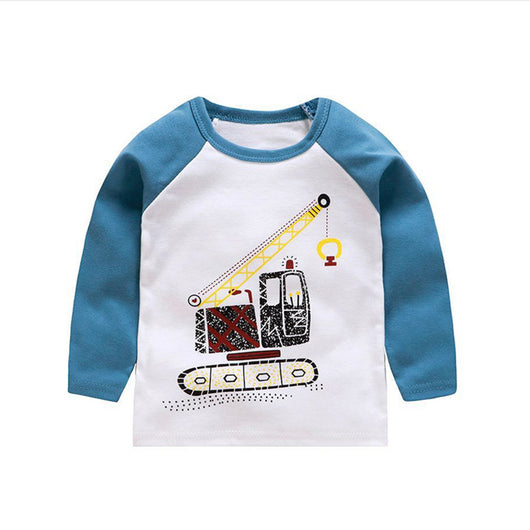 Remera Infantil de Algodón Cuello Redondo con Mangas Raglan - Image 23