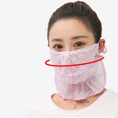 Máscara de Protección Solar Ice Silk - Protección Cuello y Rostro Transpirable - Image 17