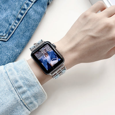 Reloj Inteligente con Correa de Cuero Denim y Hebilla Metálica - Image 23
