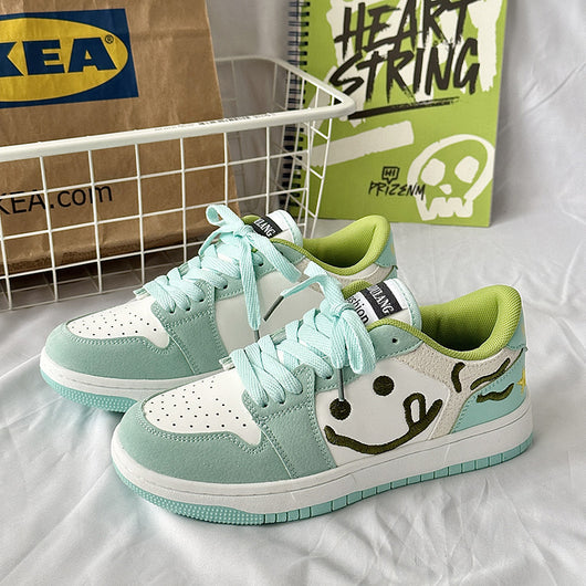 Zapatillas de Skate Deportivas para Parejas Verde Menta - Image 10