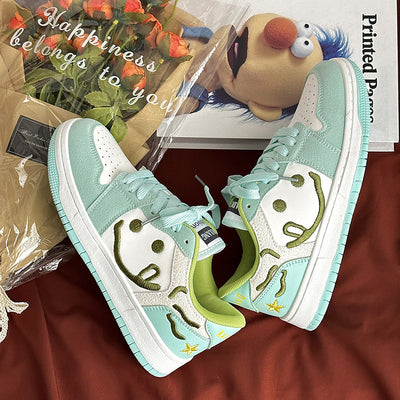 Zapatillas de Skate Deportivas para Parejas Verde Menta - Image 12