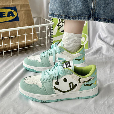 Zapatillas de Skate Deportivas para Parejas Verde Menta - Image 13