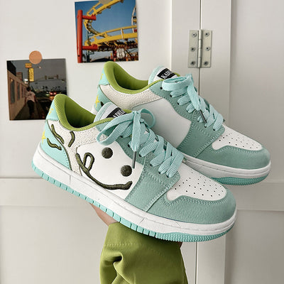 Zapatillas de Skate Deportivas para Parejas Verde Menta - Image 21