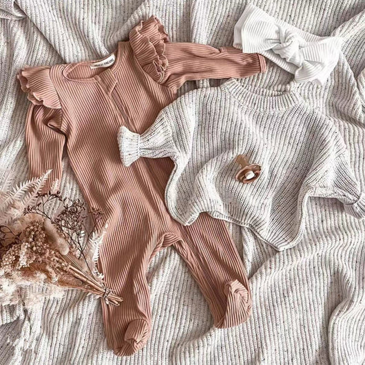 Traje de Punto Elástico en Algodón para Niñas - Image 10