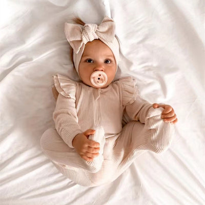 Traje de Punto Elástico en Algodón para Niñas - Image 13