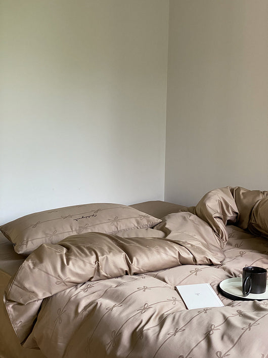 Juego de Cama 4 Piezas de Algodón de Fibra Larga - Image 39