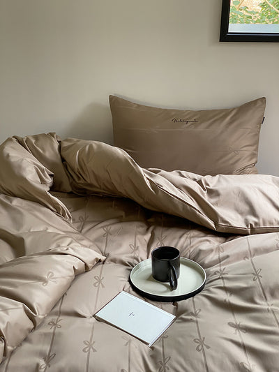 Juego de Cama 4 Piezas de Algodón de Fibra Larga - Image 40