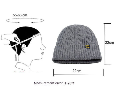 Gorro Tejido Europeo Hombre - Abrigo Otoño e Invierno - Image 17