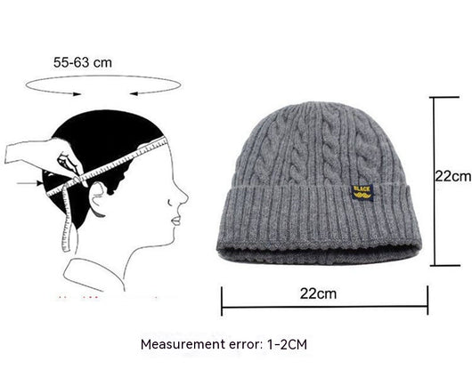 Gorro Tejido Europeo Hombre - Abrigo Otoño e Invierno - Image 17