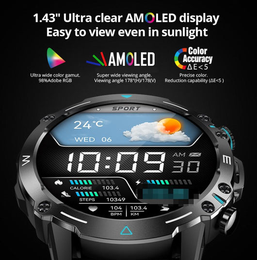 Reloj Inteligente Deportivo M42 Pantalla Grande Resistente al Agua IP68 - Image 18