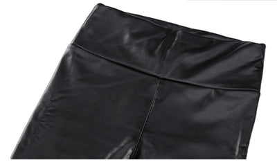 Leggins Moldeadores de Cuero PU Cintura Alta Elásticos para Otoño Invierno - Image 19