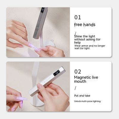 Lámpara de Manicura Portátil con Batería Integrada y Pantalla Digital - Image 15