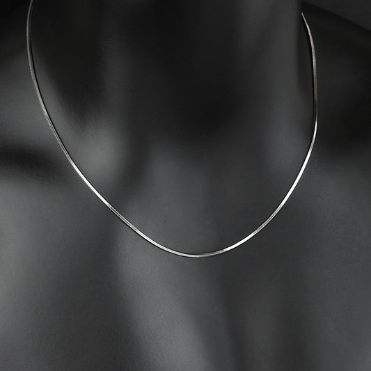 Collar de Plata Pura Plateado en Platino - Image 2