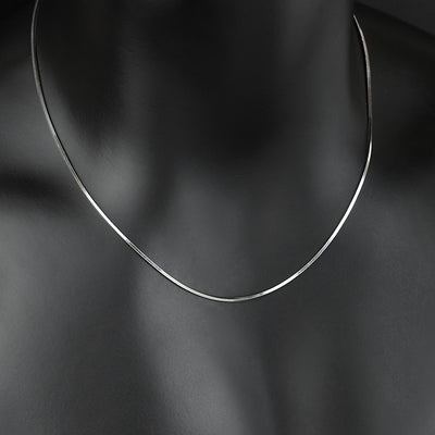 Collar de Plata Pura Plateado en Platino - Image 2
