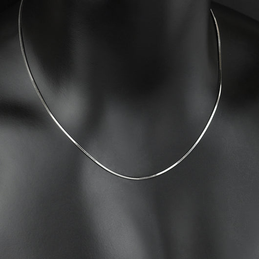 Collar de Plata Pura Plateado en Platino - Image 2