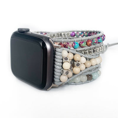 Pulsera de Piedra Natural Multicapa con Enrollado Ajustable - Image 15