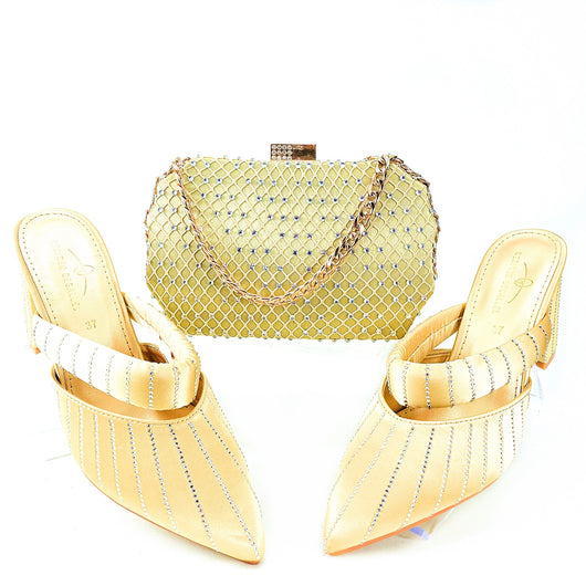 Zapatos de Tacón Verde Grueso 8CM Punta Afilada - Bolso Multiuso Elegante para Diario, Fiesta y Cena - Image 25