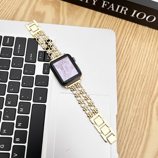 Reloj de Cadena Doble con Círculo Metálico - Image 14