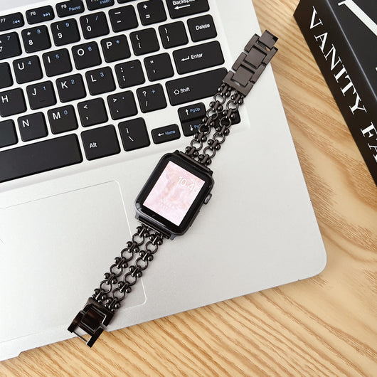 Reloj de Cadena Doble con Círculo Metálico - Image 16