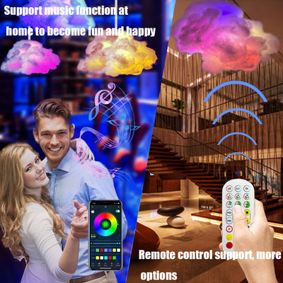 Luces LED Nube con Control Remoto y App - Iluminación Ambiental para Dormitorio - Image 11