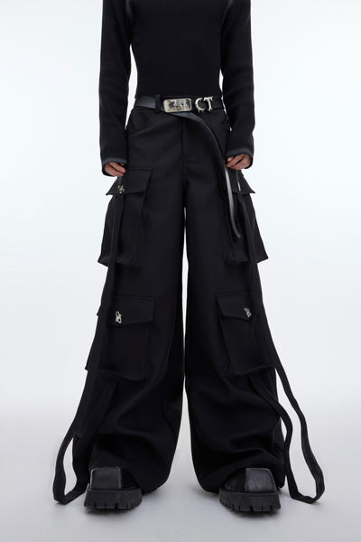 Pantalones de Trabajo con Corte Deconstruido para Profesionales Modernos - Image 8