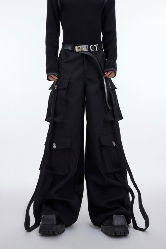 Pantalones de Trabajo con Corte Deconstruido para Profesionales Modernos - Image 8