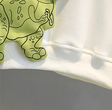 Conjunto de Suéter Infantil con Dinosaurio 3D de Dos Piezas - Image 13