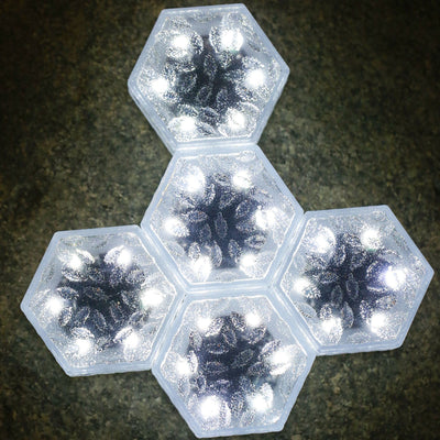 Luz Solar Empotrada Hexagonal para Jardín - Iluminación LED Impermeable - Image 12