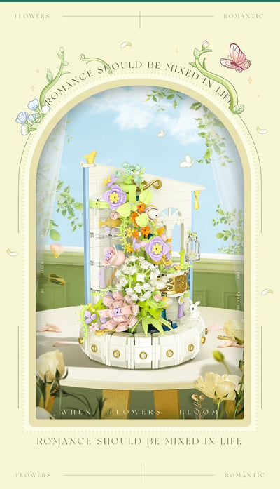 Bloques de Construcción Flor Shuixie para Niños - Juguete Decorativo - Image 8