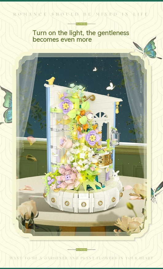 Bloques de Construcción Flor Shuixie para Niños - Juguete Decorativo - Image 15