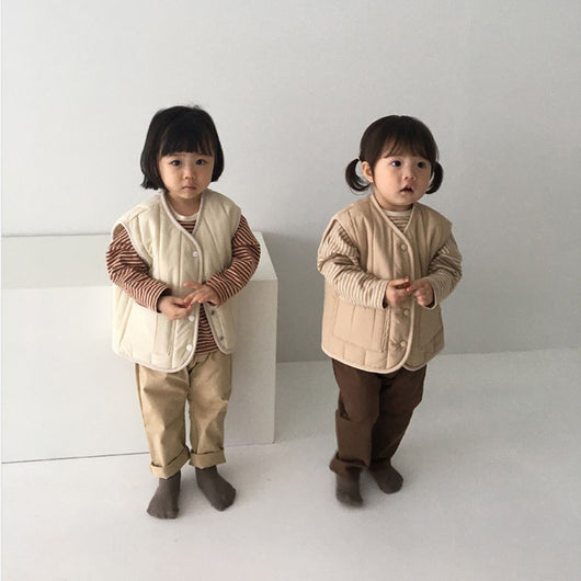 Chaleco Retro de Fácil Combinación para Niña - Image 17
