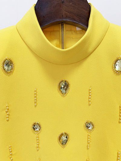 Conjunto de Falda Corta y Top Diamantado de Línea Industrial - Image 12