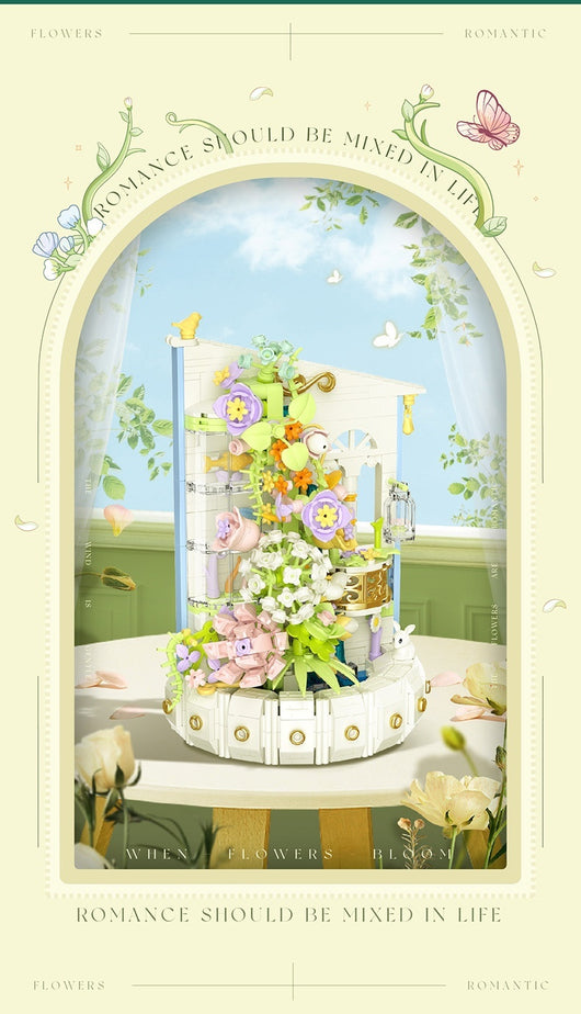 Bloques de Construcción Flor Shuixie para Niños - Juguete Decorativo - Image 18