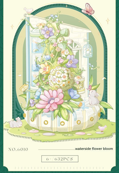 Bloques de Construcción Flor Shuixie para Niños - Juguete Decorativo - Image 20