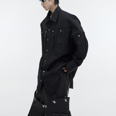 Cardigan Metalizado de Manga Larga para Hombre - Image 7
