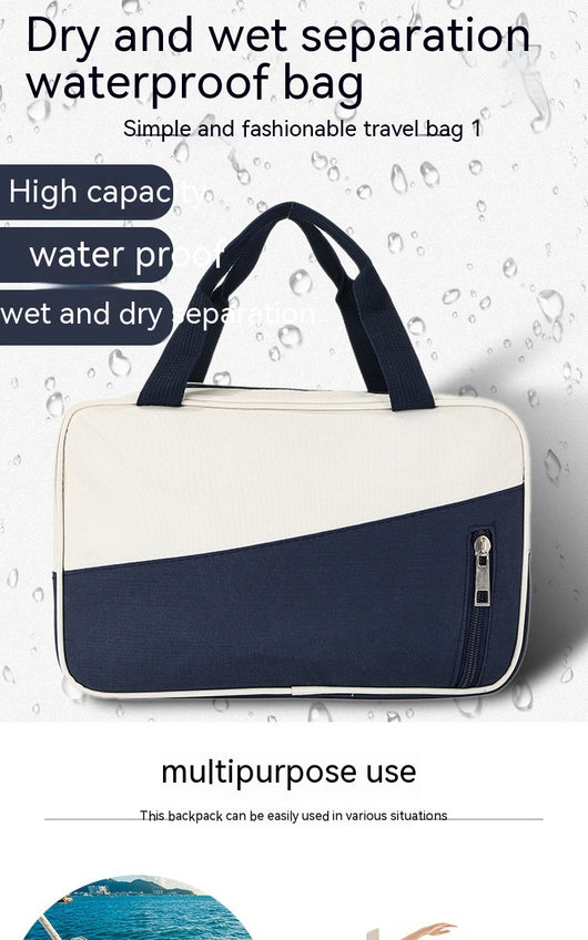 Bolsa de Playa Impermeable con Separación Seco-Mojado para Viajes - Image 10