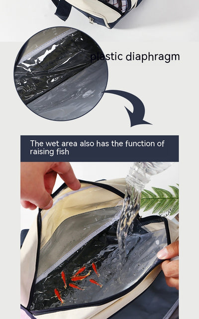 Bolsa de Playa Impermeable con Separación Seco-Mojado para Viajes - Image 13