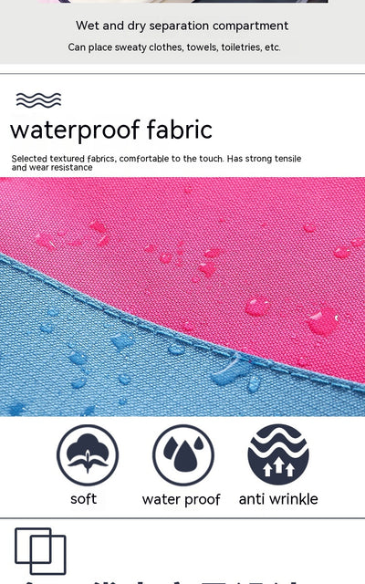 Bolsa de Playa Impermeable con Separación Seco-Mojado para Viajes - Image 14