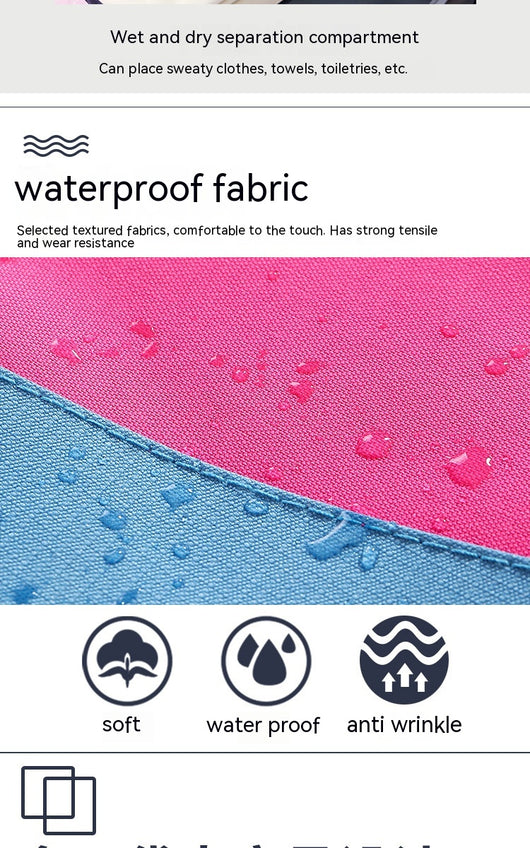 Bolsa de Playa Impermeable con Separación Seco-Mojado para Viajes - Image 14