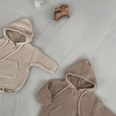 Pijama Enterizo con Capucha y Bolsillos para Bebés - Image 13