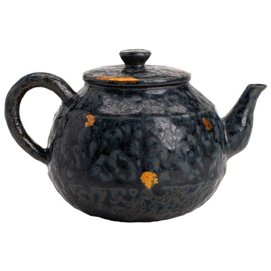 Tetera Retro de Cerámica Vidriada en Bronce para Preparar Té y Agua Caliente - Image 10