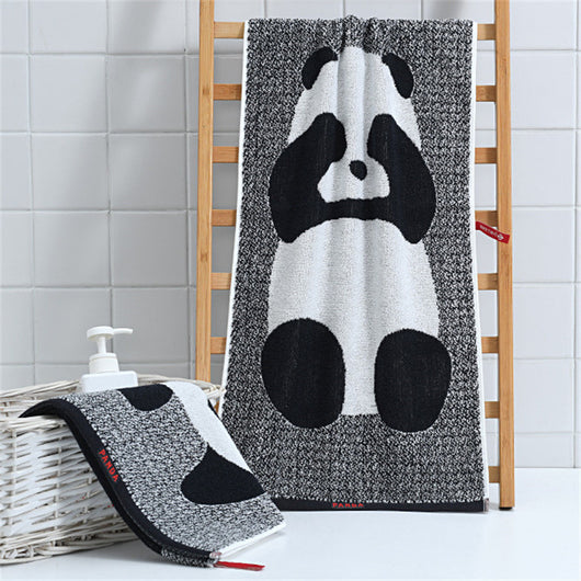 Paño Facial de Algodón Estampado con Pandas - Súper Absorbente - Image 11