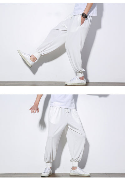 Pantalones Cortos de Seda de Hielo Ultrafinos para Hombre - Verano - Image 12