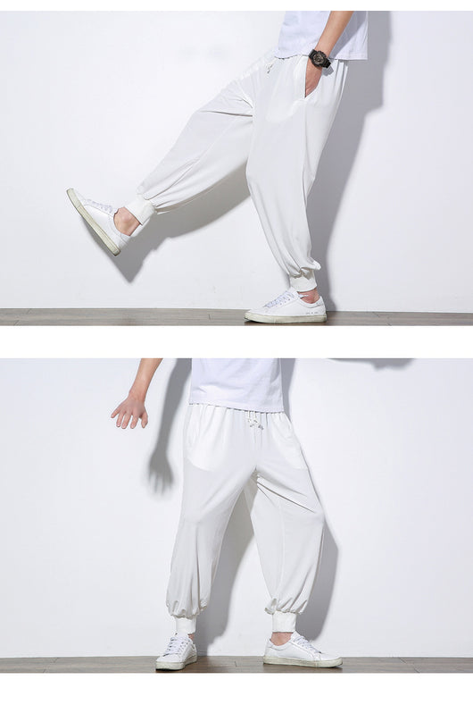 Pantalones Cortos de Seda de Hielo Ultrafinos para Hombre - Verano - Image 12