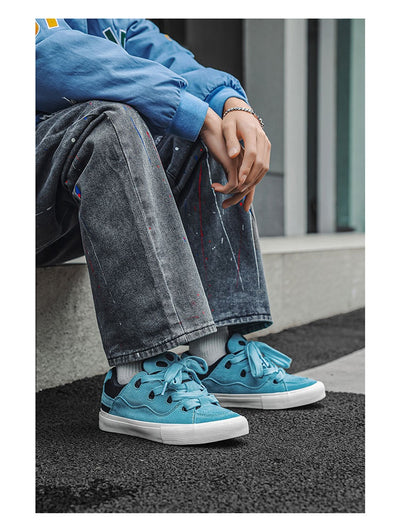 Zapatos de Skate Deportivos de Cuero Sintético para Hombre - Estilo Nacional - Image 20