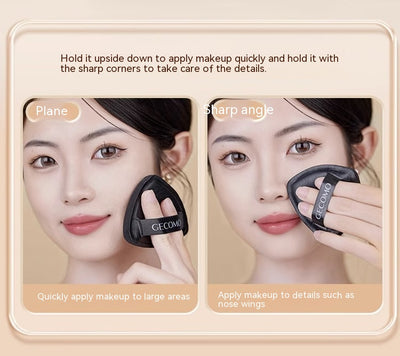 Base de Maquillaje Líquida Piña Negra con Esponja Cushion Húmeda y Seca - Image 14